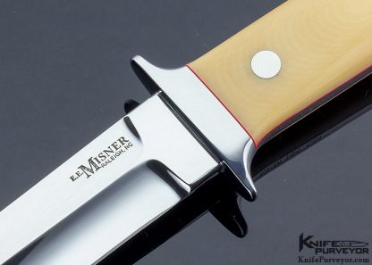 Elton Misner Bone Linen Micarta "Bob Loveless Design" Mini Wilderness - Image 2