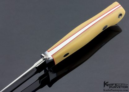 Elton Misner Bone Linen Micarta "Bob Loveless Design" Mini Wilderness - Image 4
