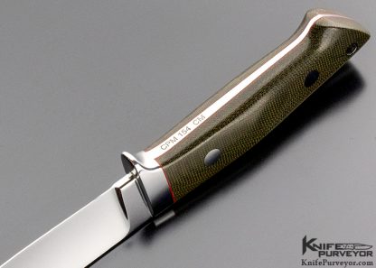 Elton Misner Custom Knife Micarta Drop Point Hunter - Image 6