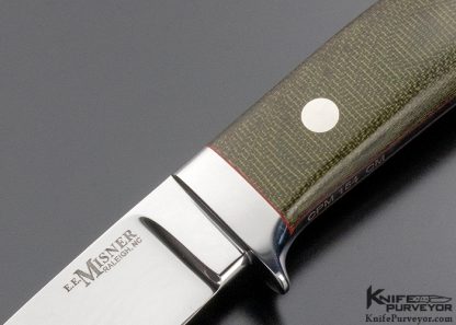 Elton Misner Custom Knife Micarta Drop Point Hunter - Image 2