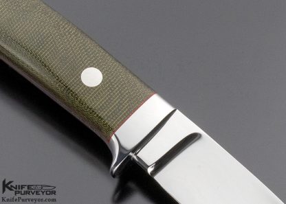 Elton Misner Custom Knife Micarta Drop Point Hunter - Image 4