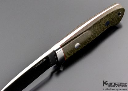 Elton Misner Custom Knife Micarta Drop Point Hunter - Image 5
