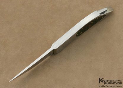 Emmanuel Esposito Custom Knife Exotic Material with 14 Kt Gold Dots - Image 5