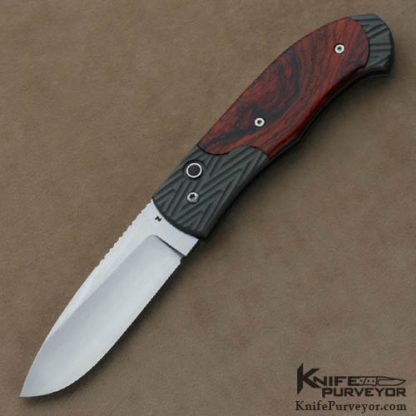 Chris English Custom Knives Button Release Automatic
