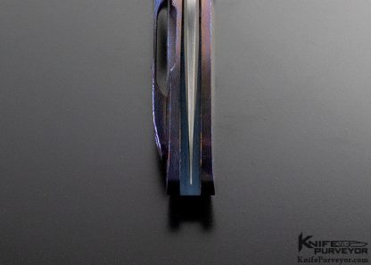 Enrique Pena Custom Knife Mokuti Wicked Swayback Flipper - Image 7