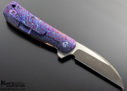 Enrique Pena Custom Knife Mokuti Wicked Swayback Flipper - Image 4