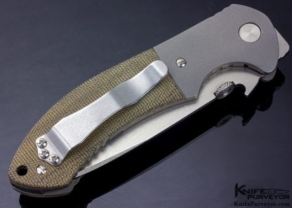 Ernie Emerson Custom Knife MV-5 Viper with Canvas Micarta - Image 3