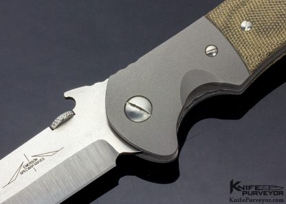 Ernie Emerson Custom Knife MV-5 Viper with Canvas Micarta - Image 2
