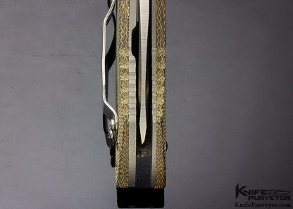 Ernie Emerson Custom Knife MV-5 Viper with Canvas Micarta - Image 6