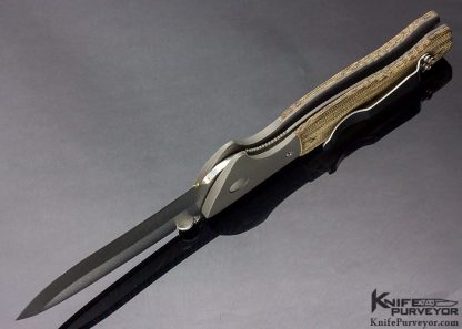 Ernie Emerson Custom Knife Canvas Micarta CQC-15 - Image 5