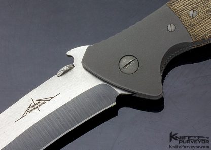 Ernie Emerson Custom Knife Canvas Micarta CQC-15 - Image 2