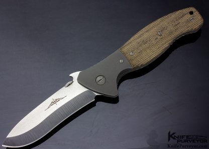 Ernie Emerson Custom Knife Canvas Micarta CQC-15