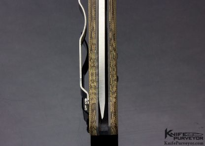 Ernie Emerson Custom Knife Canvas Micarta CQC-15 - Image 6