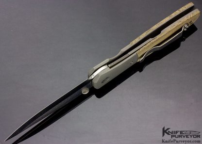 Ernie Emerson Custom Knife Canvas Micarta MV-4 Linerlock - Image 5