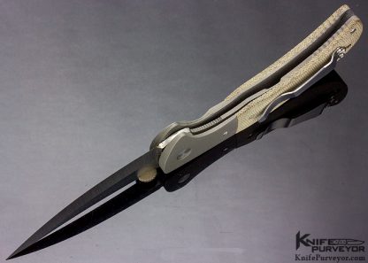 Ernie Emerson Custom Knife P-Tac Canvas Micarta Linerlock - Image 5