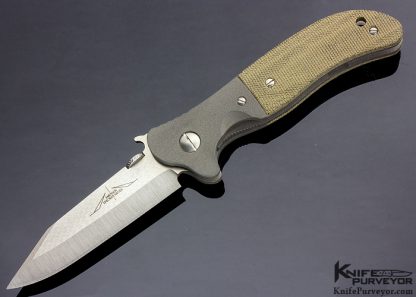 Ernie Emerson Custom Knife "Gentleman Jim" with Canvas Micarta