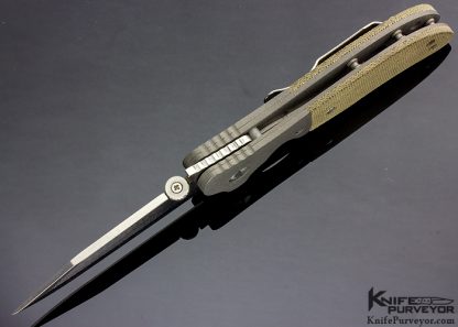 Ernie Emerson Custom Knife "Gentleman Jim" with Canvas Micarta - Image 4