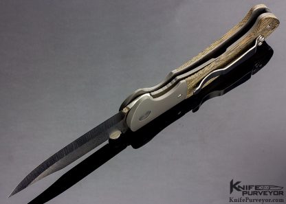 Ernie Emerson Custom Knife CQC-13 with Brown Canvas Micarta - Image 5