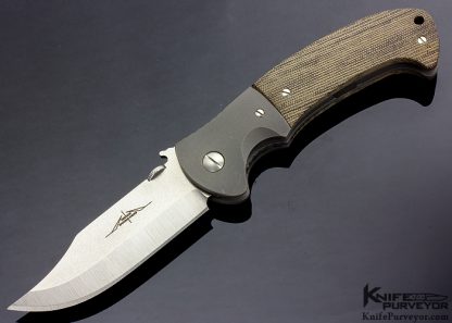 Ernie Emerson Custom Knife CQC-13 with Brown Canvas Micarta