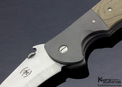 Ernie Emerson Custom Knife Super Commander with 2014 Skull Logo - Image 2