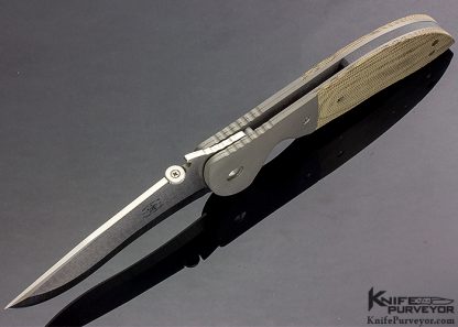 Ernie Emerson Custom Knife Super Commander with 2014 Skull Logo - Image 4
