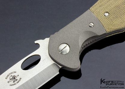 Ernie Emerson Custom Knife CQC-10 with 2014 Skull Logo - Image 2