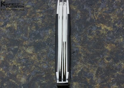Eugene Shadley Custom Knife 2 Blade Slipjoint with Pen Shell, 14 Kt Gold Shield and Pins - Image 6