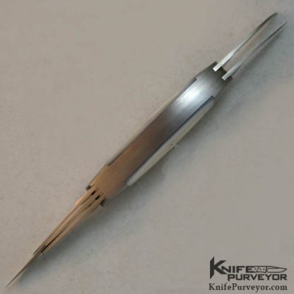 Eugene Shadley Custom Knife Mother of Pearl 5 Blade Sowbelly Slipjoint - Image 3