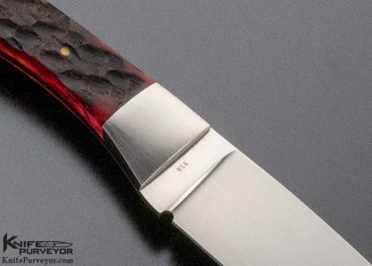 Eugene Shadley Custom Knife Jigged Bone Small Game Fixed Blade - Image 4