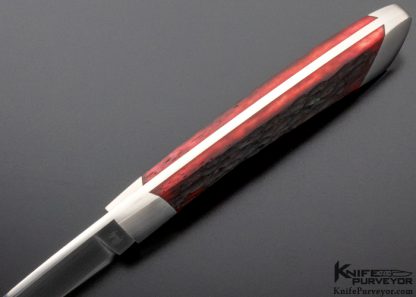 Eugene Shadley Custom Knife Jigged Bone Small Game Fixed Blade - Image 5