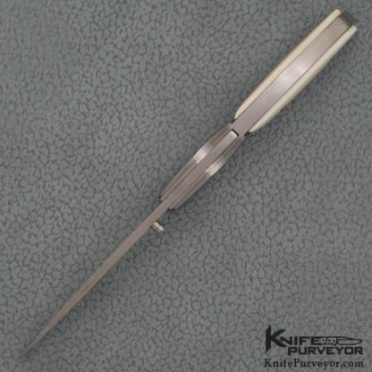 Steve Fecas Custom Knife Stainless Steel Lockback - Image 4