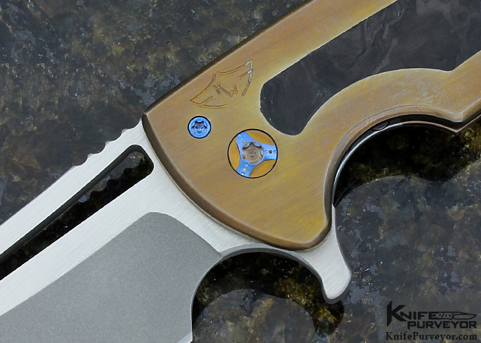 Ferrum Forge Custom Ferrum Forge Custom Knife Marble Carbon Fiber Deuce Redux - Knife Purveyor