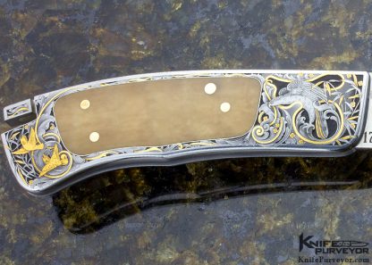 Sam Alfano Engraved Ron Lake Custom Knives Tail Lock Set of Two - Image 8