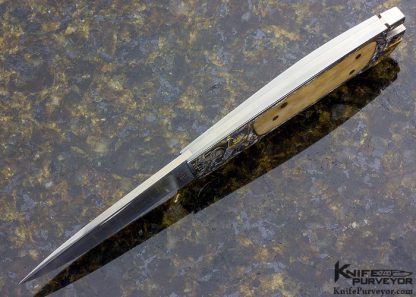 Sam Alfano Engraved Ron Lake Custom Knives Tail Lock Set of Two - Image 9