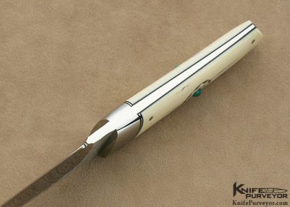 Francesco Pachi Custom Knife Mirella Pachi Scrimshawed Mammoth Ivory - Image 7