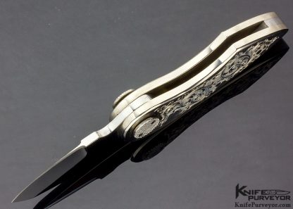 Francis Boyd Custom Knife Button Lock #93 - Image 5