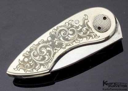 Francis Boyd Custom Knife Button Lock #93 - Image 3