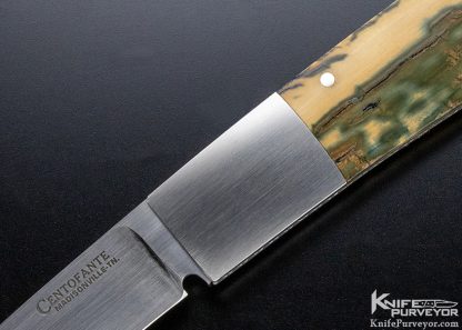 Frank Centofante Custom Knife Mammoth Tail Lock 9675