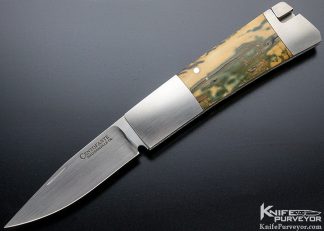 Frank Centofante Custom Knife Mammoth Tail Lock 9675