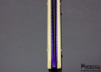 Frank Centrofante Custom Knife Mammoth & Mokume Linerlock - Image 6