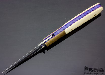 Frank Centrofante Custom Knife Mammoth & Mokume Linerlock - Image 4