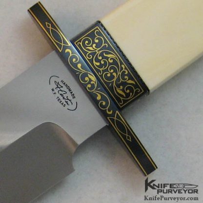 Dr. Fred Carter Custom Knife Preban Elephant Ivory Bowie - Image 2