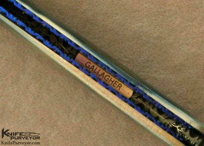 Barry Gallagher Custom Knives  Sole Authorship Mosaic Damascus Liner Lock - Image 6