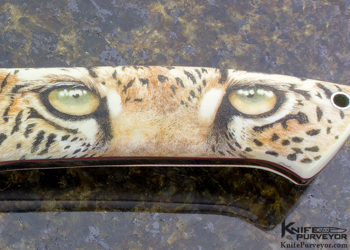 Bob Loveless Custom Knives Set of 3 Gary Williams "Garbo'" Scrimshawed  Double Ground Fighters - Image 3