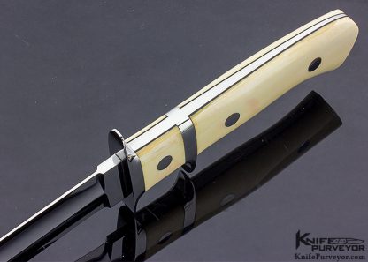 George Herron Custom Knife Mammoth Subhilt Fighter - Image 5