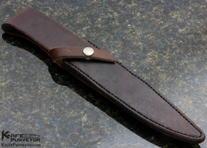 George Herron Custom Knife  Subhilt Fighter Birdseye Maple #017 - Image 7