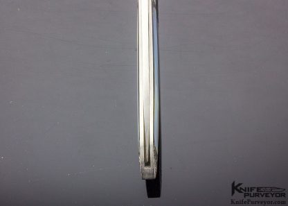 George Herron Custom Knife Engraved Mother of Pearl Interframe Little Gents Folder Slip Joint - Image 6