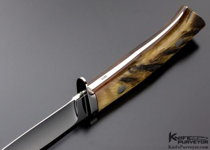 George Herron Custom Knife Ram's Horn Hunter - Image 6