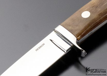 George Herron Custom Knife Ram's Horn Hunter - Image 2