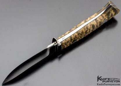 George Herron Custom Knife Curly Maple Semi-Skinner - Image 6